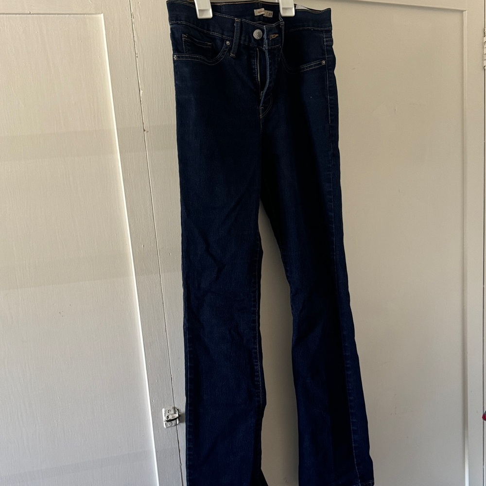 Levi's Dark Blue Flared Women's Jeans